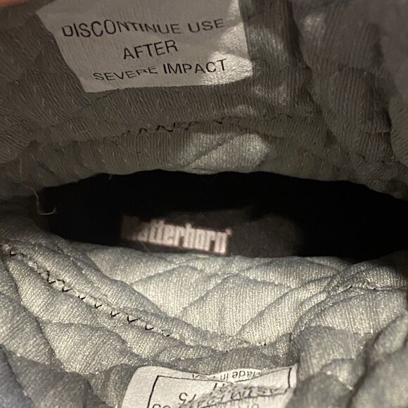 Matterhorn Combat Boots Men 9M Olive Green Leather GoreTex Steel Toe Made USA - Picture 12 of 14